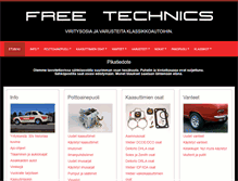 Tablet Screenshot of freetechnics.fi